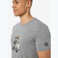 Vyriški marškinėliai super.natural Carski cashmere grey melange/various 4
