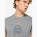 Vyriški marškinėliai super.natural Gogeanie cashmere grey melange/various 3