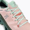 Moteriški trekingo batai On Cloudwander Waterproof pink-green 7398278 8