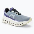 Moteriški bėgimo bateliai On Cloudmonster mist/blueberry
