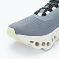 Moteriški bėgimo bateliai On Cloudmonster mist/blueberry 7