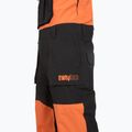 Vyriškos snieglenčių kelnės ThirtyTwo Basement Bib black/orange 3