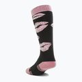 Moteriškos snieglenčių kojinės ThirtyTwo Merino black/pink 2