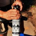 "Klean Kanteen Classic" siauras kelioninis butelis su pipirais 12