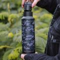 "Klean Kanteen Classic VI" juodas kamufliažinis kelioninis butelis 4