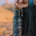 "Klean Kanteen Classic VI" juodas kamufliažinis kelioninis butelis 6