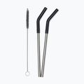 Šiaudeliai KLEAN KANTEEN Straw 8 mm 2 pcs. black