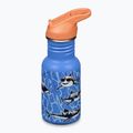 Vaikiškas turistinis butelis Klean Kanteen Flip Seal Sport Cap Straw 355 ml sharks in shades 2