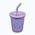 Puodelis KLEAN KANTEEN Steel Straw Lid 296 ml paisley purple