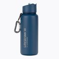 Lifestraw Go nerūdijančio plieno 710 ml mėlynas kelioninis buteliukas LSGOSSMB1