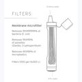 Vandens filtras LifeStraw Peak Personal mountain blue 4