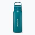 "Lifestraw Go 2.0" plieninis kelioninis buteliukas su filtru 700 ml lagoon teal