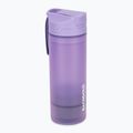Turistinis butelis su filtru Bachgold Selfpress Waterfilter 500 ml lila