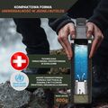 Turistinis butelis su filtru Bachgold Selfpress Waterfilter 500 ml baltas 2