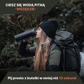 Turistinis butelis su filtru Bachgold Selfpress Waterfilter 500 ml baltas 6