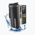 Turistinis butelis su filtru Bachgold Selfpress Waterfilter XL 800 ml juodas