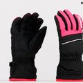 Reusch Alan vaikiškos slidinėjimo pirštinės juodos/rožinės spalvos 60/61/115 6