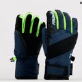 Reusch Duke R-Tex XT vaikiškos slidinėjimo pirštinės, juodos/mėlynos/neon žalia 6