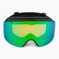 Slidinėjimo akiniai Giro Axis black wordmark/emerald/infrared 3