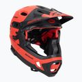 Dviračio šalmas Bell FF Super DH MIPS Spherical fasthouse matte gloss red/black