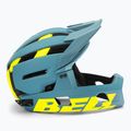 Bell FF Super Air R MIPS Spherical matinis blizgus mėlynas hi-viz dviračių šalmas 3
