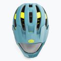 Bell FF Super Air R MIPS Spherical matinis blizgus mėlynas hi-viz dviračių šalmas 6