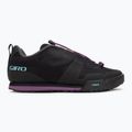 Moteriški platforminiai dviračių bateliai Giro Tracker Fastlace black/throwback purple 2