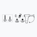 Dviračio pompa Blackburn Airstick Anyvalve HV 160psi dark grey 2