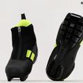 Vaikų bėgimo slidėmis batai Fischer XJ Sprint juoda/geltona 17
