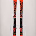Rossignol Hero Carve K + NX12 raudonos kalnų slidės 11