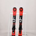 Vaikiškos kalnų slidės Rossignol Hero Pro + Team 4 GW Black Bulk red 13