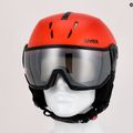 Slidinėjimo šalmas UVEX Instinct Visor black/red 56/6/260/7005 17
