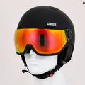 Slidinėjimo šalmas UVEX Wanted Visor black 56/6/262/1005 9