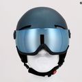 Alpina Arber Visor Q Lite slidinėjimo šalmas benzininis/žalias matinis 15
