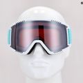 HEAD Contex sidabriniai/turkio spalvos slidinėjimo akiniai 392821 7