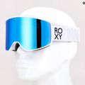 ROXY Storm Women J bright white/amber rose ml turquesa snieglenčių akiniai 8