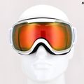 Slidinėjimo akiniai UVEX Downhill 2000 FM white/mirror pink rose 55/0/115/12 8