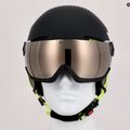Alpina vaikiškas slidinėjimo šalmas Zupo Visor Q-Lite charcoal/neon matt 14