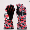 Moteriškos snieglenčių pirštinės ROXY Cynthia Rowley true black/white/red 11