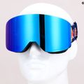 Red Bull SPECT Magnetron Slick matiniai tamsiai mėlyni/mėlyni/dūminiai mėlyni veidrodiniai/mėlyni sniego 002 slidinėjimo akiniai 12