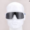 Oakley Sutro poliruoti balti/prizm black dviratininkų akiniai 0OO9406 7