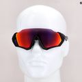 Oakley Flight Jacket matinės juodos/prizminės spalvos kelių dviračių akiniai 0OO9401 7
