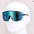 POC Devour uranium black/grey/deep green mirror dviratininkų akiniai 7