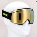 Slidinėjimo akiniai HEAD F-LYT lime/black 394352 9