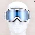 Slidinėjimo akiniai UVEX Elemnt FM white matt/mirror silver blue 55/0/640/1030 12