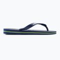 Havaianas Brasil Logo tamsiai mėlynos šlepetės H4110850 2