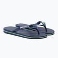 Havaianas Brasil Logo tamsiai mėlynos šlepetės H4110850 5