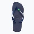 Havaianas Brasil Logo tamsiai mėlynos šlepetės H4110850 6