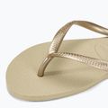 Moteriškos šlepetės per pirštą Havaianas Slim sand grey / light golden 7