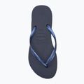 Moteriškos šlepetės per pirštą Havaianas Slim navy blue 5